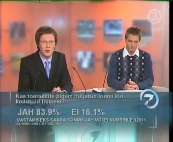 19. jaanuar 2008 TV3 vaatajad eelistavad loomi inimestele. Kuhu on veel langeda?