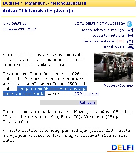 0808757-delfi-deliirium-pealkiri-uute-autode-ostmine-langenud http://www.delfi.ee/news/majandus/majandus/article.php?id=22640353