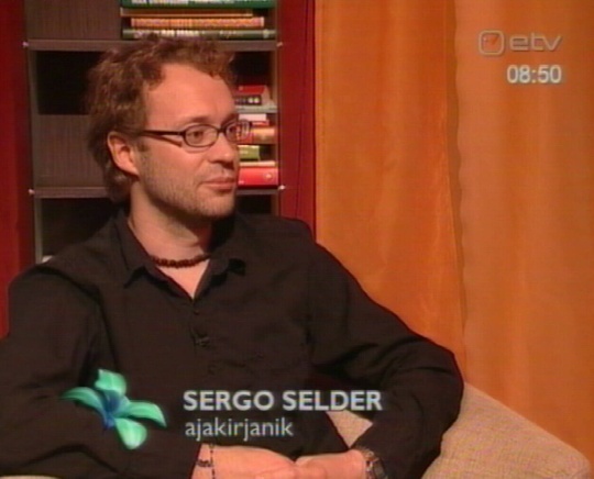 Sergo Selder raamatut reklaamimas 2. juuni 2009 tasuta reklaam Eesti Televisiooni saates Terevisioon. Ka see on tooteasetus, sest raha eest saadavat toodet ei oska avalik-õiguslikust televisiooonist kahtlustada pähe määritavana.