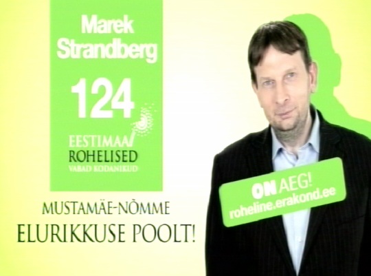 Marek Strandberg valimiste reklaam 2011.